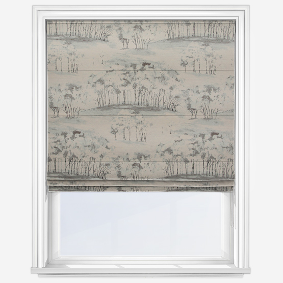 Arezzo Charcoal Roman Blind