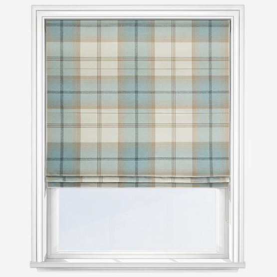Balmoral Sky Roman Blind