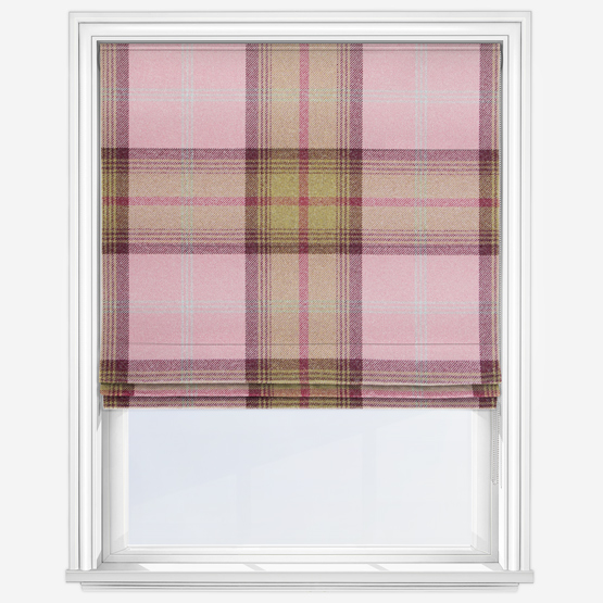 Balmoral Watermelon Roman Blind