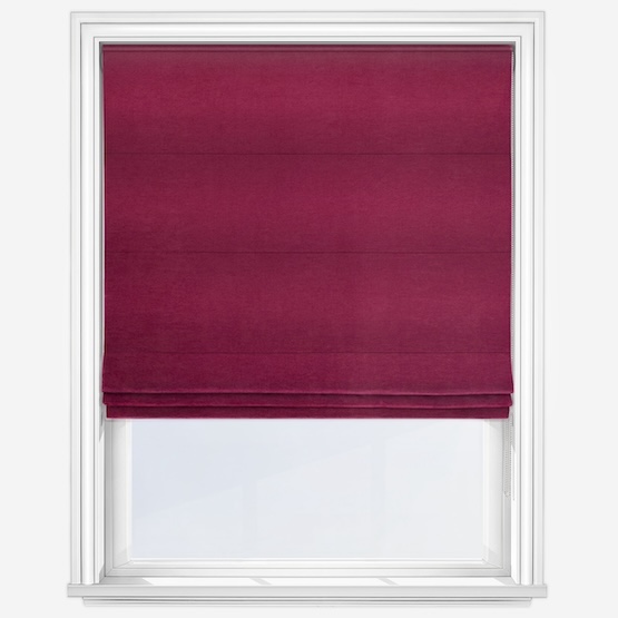 Belvoir Recycled Fuchsia Roman Blind