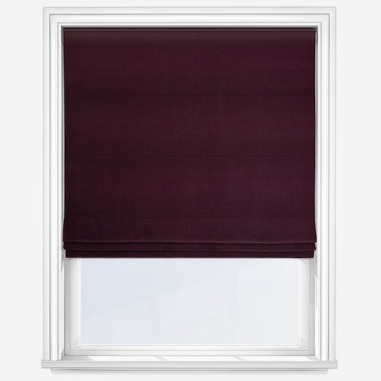 Belvoir Recycled Mulberry Roman Blind