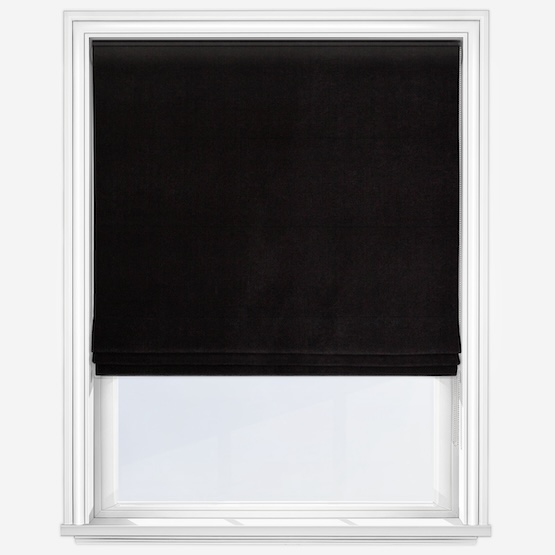 Belvoir Recycled Noir Roman Blind