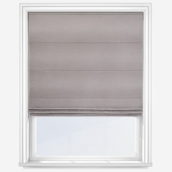 Belvoir Recycled Silver Roman Blind