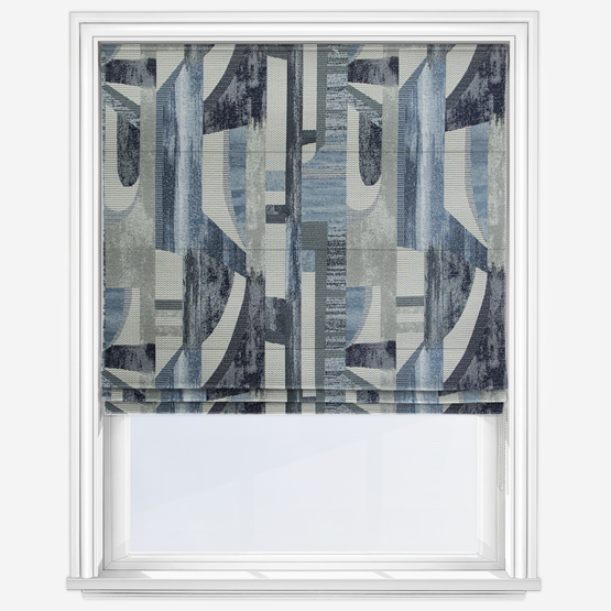 Berlin Indigo Roman Blind