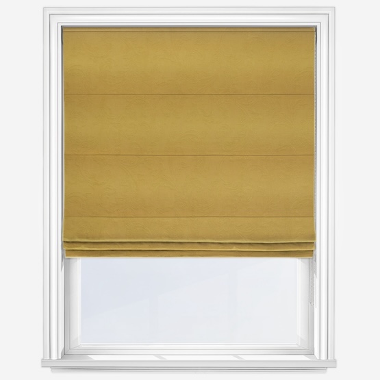 Bordeaux Gold Roman Blind