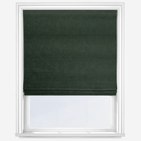 Bordeaux Jade Roman Blind