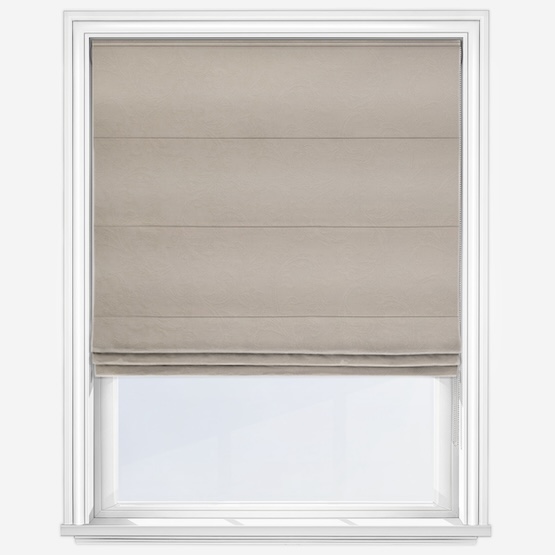Bordeaux Putty Roman Blind