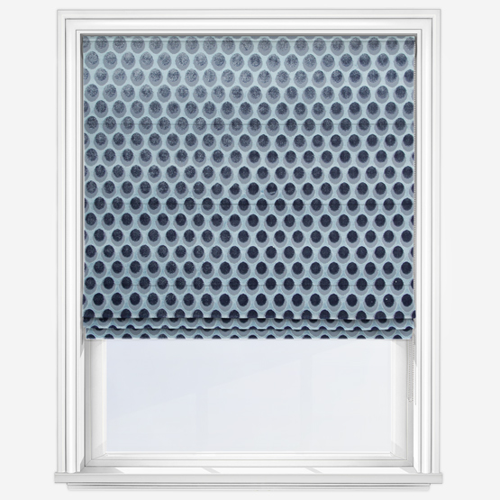 Brooklyn Indigo Roman Blind