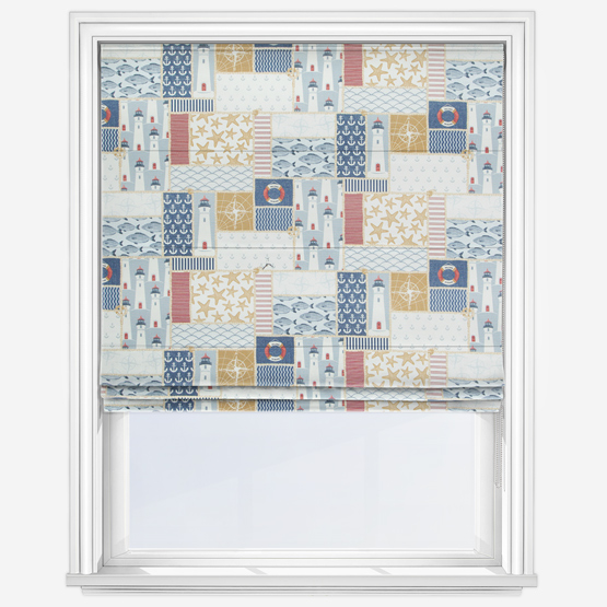 Coast Blue Roman Blind