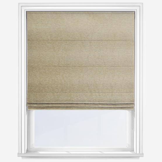 Corsica Oatmeal Roman Blind