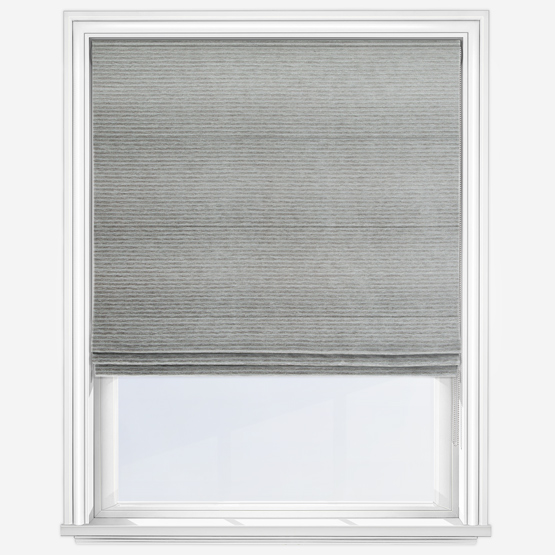 Corsica Silver Roman Blind