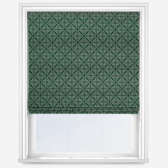 Cubic Jade Roman Blind