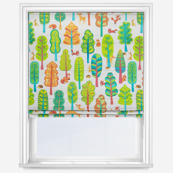 Funky Forest Multi Roman Blind