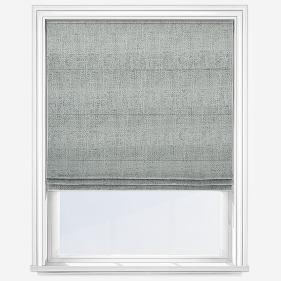 Glimmer Silver Roman Blind