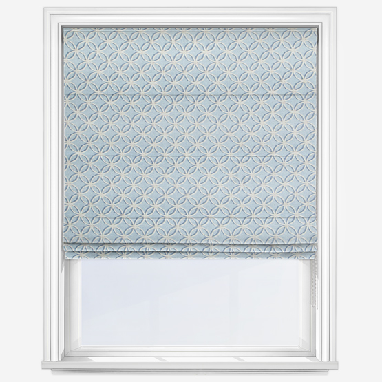 Halyard Blue Roman Blind