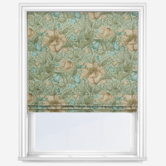 Helmshore Olive Roman Blind