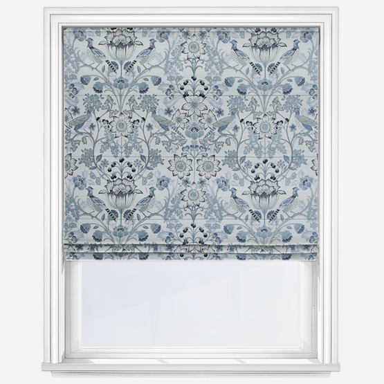 Holcombe Ashley Blue Roman Blind