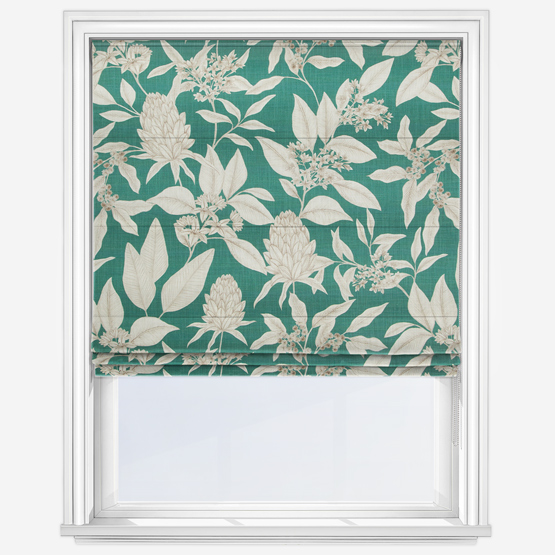 Holyrood Teal Roman Blind