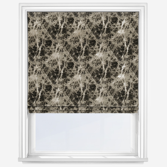 Lava Charcoal Roman Blind