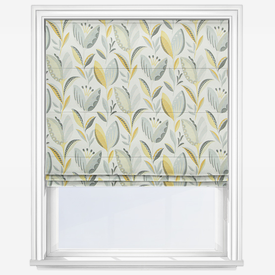 Leon Ochre Roman Blind