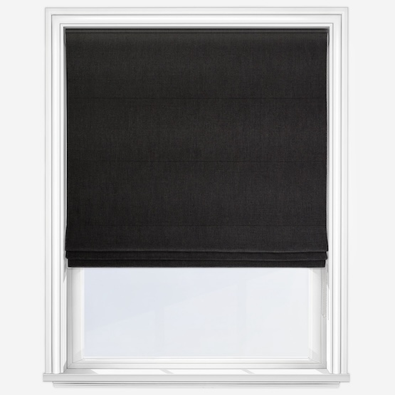 Liana Charcoal Roman Blind