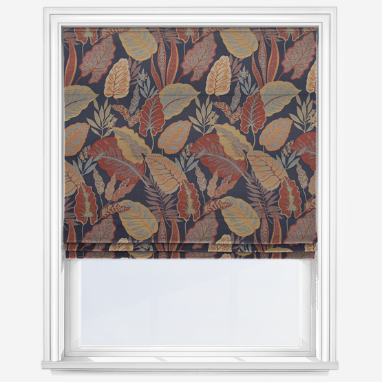 Mendoza Indigo Roman Blind