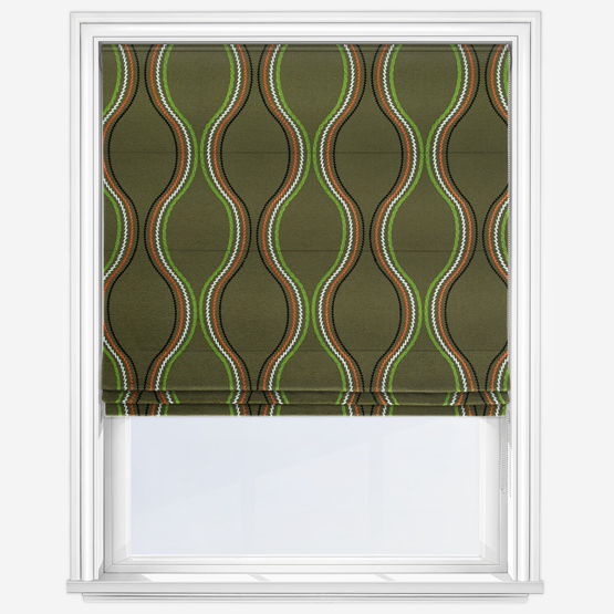 Metro Emerald Roman Blind