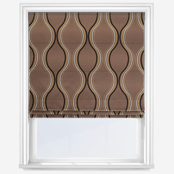 Metro Mocha Roman Blind