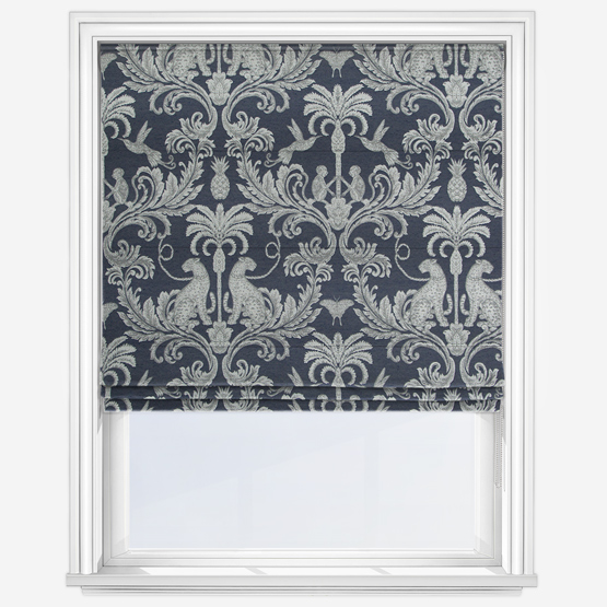 Pantera Indigo Roman Blind