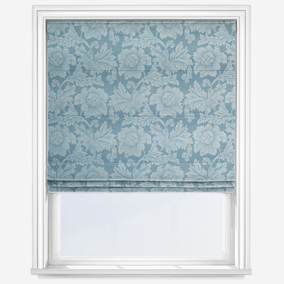 Provence French Blue Roman Blind