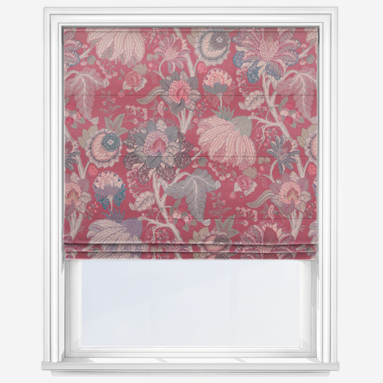 Raffaela Cranberry Roman Blind