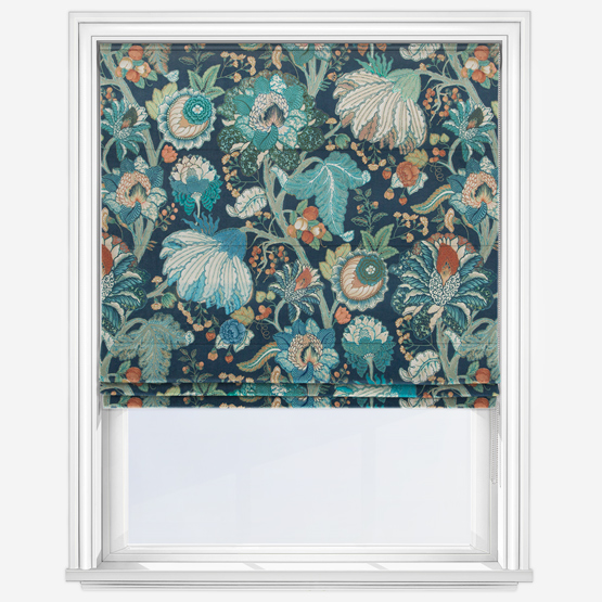 Raffaela Navy Roman Blind