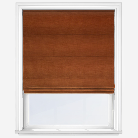 Revela Velvet Copper Roman Blind
