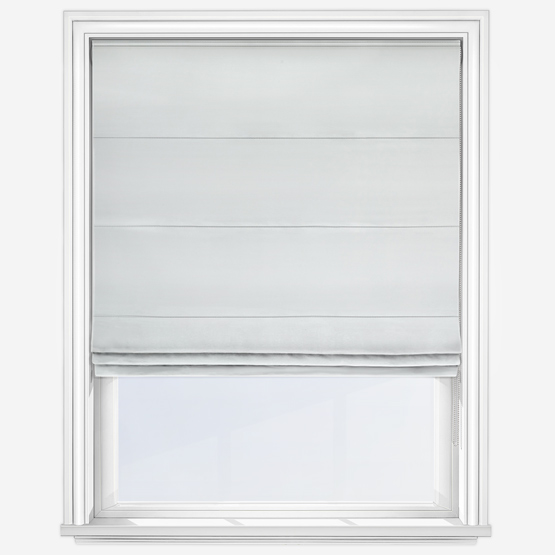 Revela Velvet White Roman Blind