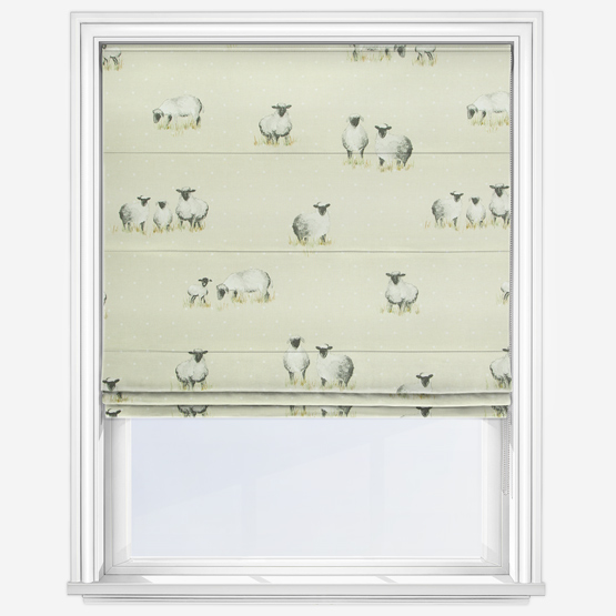 Sheepy Natural Roman Blind