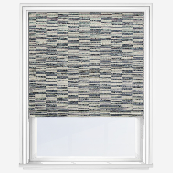 Stavanger Indigo Roman Blind