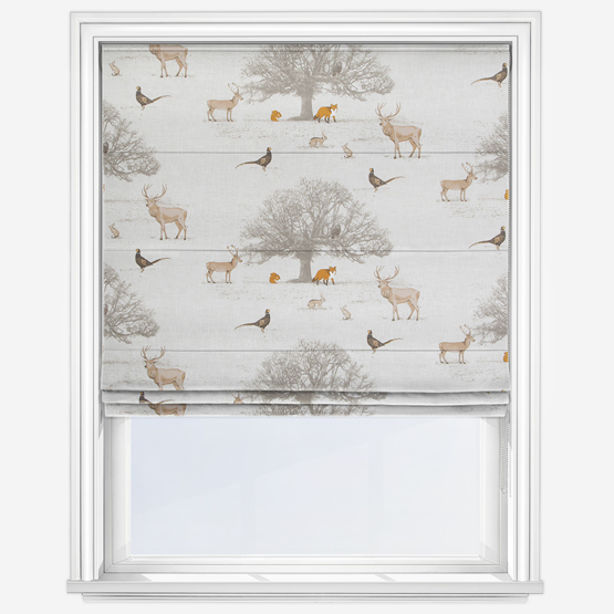 Tatton Autumn Roman Blind