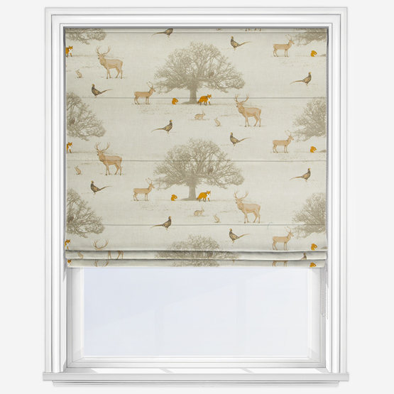 Tatton Autumn Roman Blind