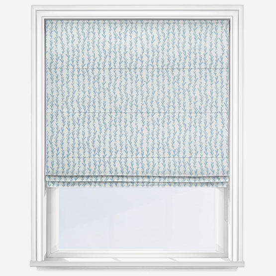 Tide Blue Roman Blind