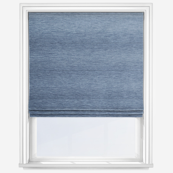 Toronto Ashley Blue Roman Blind