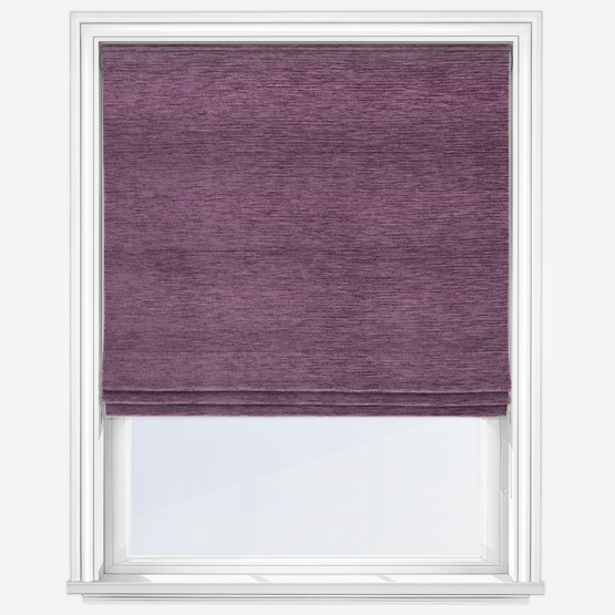 Toronto Plum Roman Blind