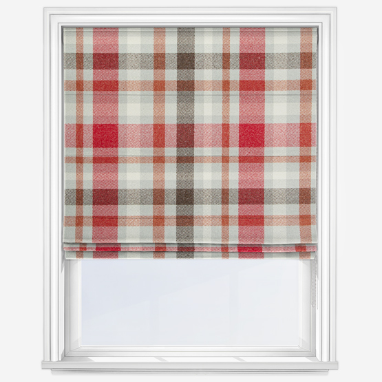 Troon Rosso Roman Blind