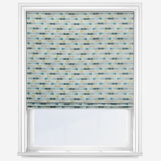 Uppsala Teal Roman Blind