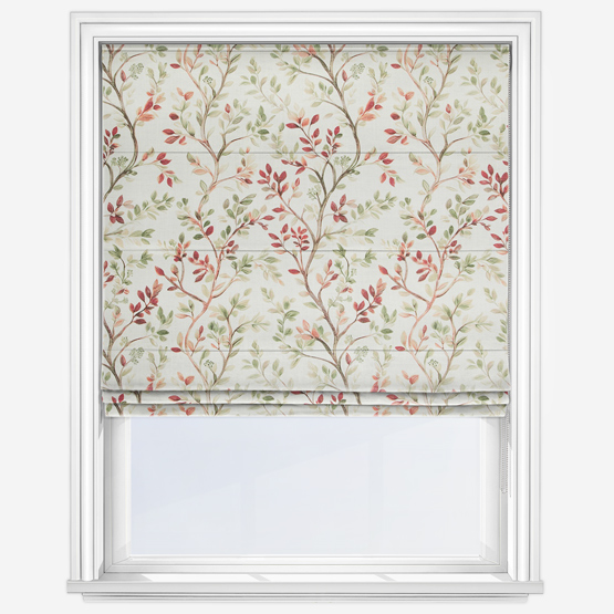 Verdant Chintz Roman Blind