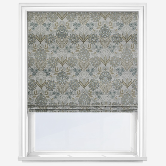 Wilmington Dove Blue Roman Blind