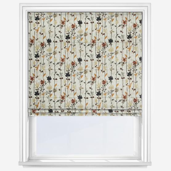 Woodland Floral Autumn Roman Blind