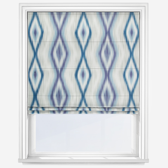 Nepal Blue Roman Blind