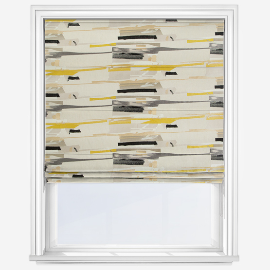 Harlequin Momentum Zeal Yellow Roman Blind