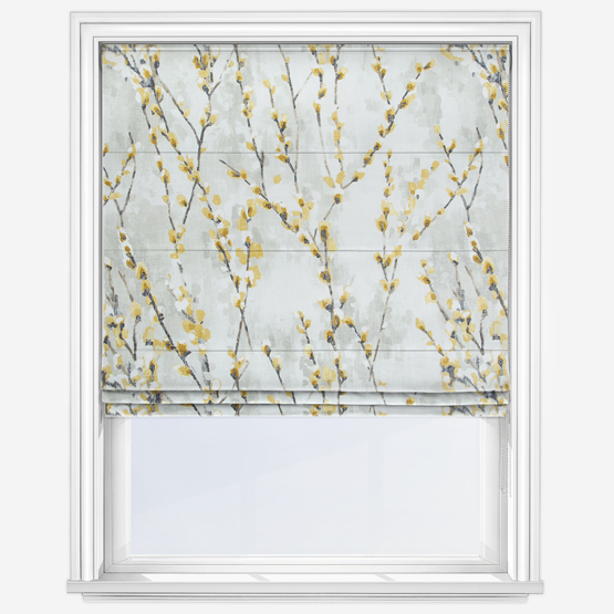 Harlequin Salice Mustard Roman Blind