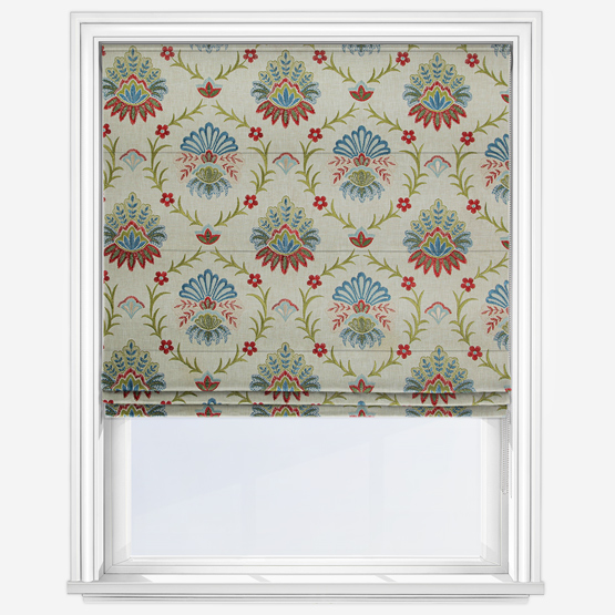 Amadore Poppy Roman Blind